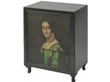 Maiden Portrait Cabinet - Antiqued